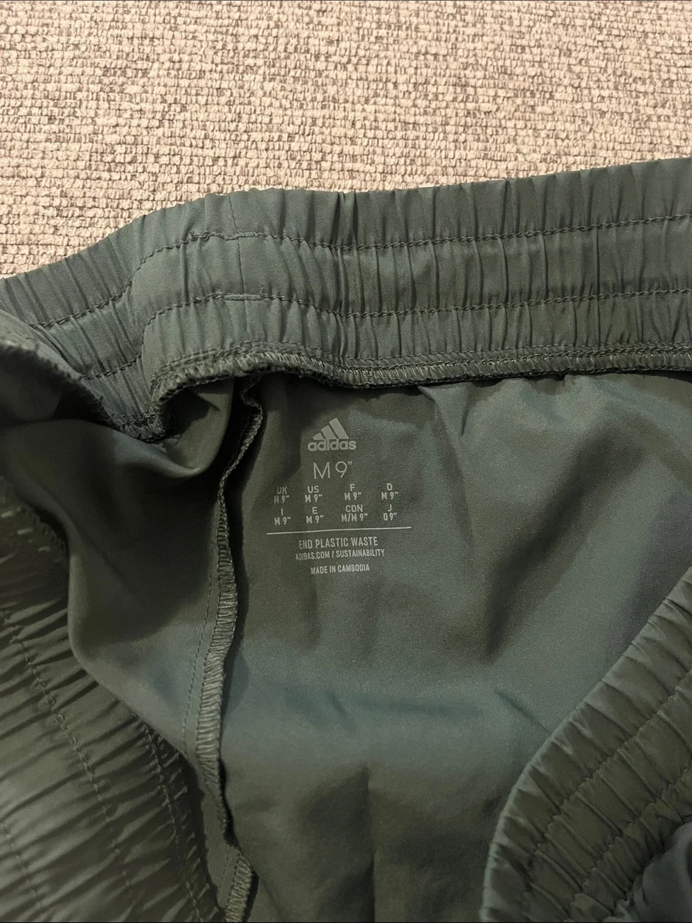 adidas Men’s Forest Green Athletic Shorts